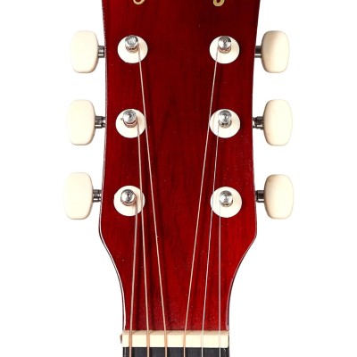 Juârez Acoustic Guitar, 38 Inch Cutaway, 038C with Bag, Strings, Pick and Strap, Black (Acoustic Guitar Kit, SUNBURST) Juârez Acoustic Guitar, 38 Inch Cutaway, 038C with Bag, Strings, Pick and Strap, Black (Acoustic Guitar Kit, SUNBURST)
