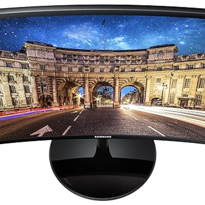 Samsung 27-inch(68.5cm) FHD, 1800R Curved Monitor, VA Panel, Slim Design, AMD FreeSync, Flicker Free, HDMI, Audio Ports (LC27F390FHWXXL, Black) Samsung 27-inch(68.5cm) FHD, 1800R Curved Monitor, VA Panel, Slim Design, AMD FreeSync, Flicker Free, HDMI, Audio Ports (LC27F390FHWXXL, Black)