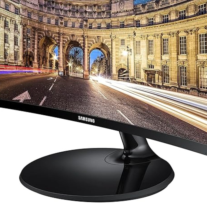 Samsung 27-inch(68.5cm) FHD, 1800R Curved Monitor, VA Panel, Slim Design, AMD FreeSync, Flicker Free, HDMI, Audio Ports (LC27F390FHWXXL, Black) Samsung 27-inch(68.5cm) FHD, 1800R Curved Monitor, VA Panel, Slim Design, AMD FreeSync, Flicker Free, HDMI, Audio Ports (LC27F390FHWXXL, Black)