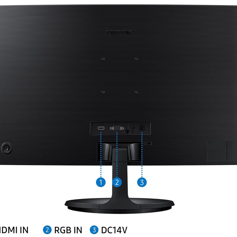 Samsung 27-inch(68.5cm) FHD, 1800R Curved Monitor, VA Panel, Slim Design, AMD FreeSync, Flicker Free, HDMI, Audio Ports (LC27F390FHWXXL, Black) Samsung 27-inch(68.5cm) FHD, 1800R Curved Monitor, VA Panel, Slim Design, AMD FreeSync, Flicker Free, HDMI, Audio Ports (LC27F390FHWXXL, Black)