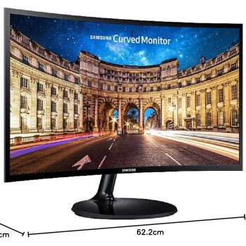 Samsung 27-inch(68.5cm) FHD, 1800R Curved Monitor, VA Panel, Slim Design, AMD FreeSync, Flicker Free, HDMI, Audio Ports (LC27F390FHWXXL, Black) Samsung 27-inch(68.5cm) FHD, 1800R Curved Monitor, VA Panel, Slim Design, AMD FreeSync, Flicker Free, HDMI, Audio Ports (LC27F390FHWXXL, Black)