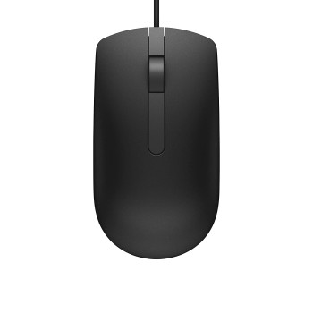 Dell MS116 1000Dpi USB Wired Optical Mouse, Led Tracking, Scrolling Wheel, Plug and Play.