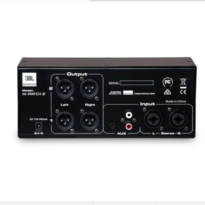 JBL Professional MPATCH2 Multi-Channel Passive Stereo Auxiliary Controller and Switch Box JBL Professional MPATCH2 Multi-Channel Passive Stereo Auxiliary Controller and Switch Box