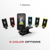 D'Addario PW-CT-17GN Eclipse Headstock Tuner, Green D'Addario PW-CT-17GN Eclipse Headstock Tuner, Green