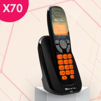 Beetel X70 Cordless Landline Phone, 2.4GHz, 2 Way Speakerphone, Volume Adjustment- Black Beetel X70 Cordless Landline Phone, 2.4GHz, 2 Way Speakerphone, Volume Adjustment- Black