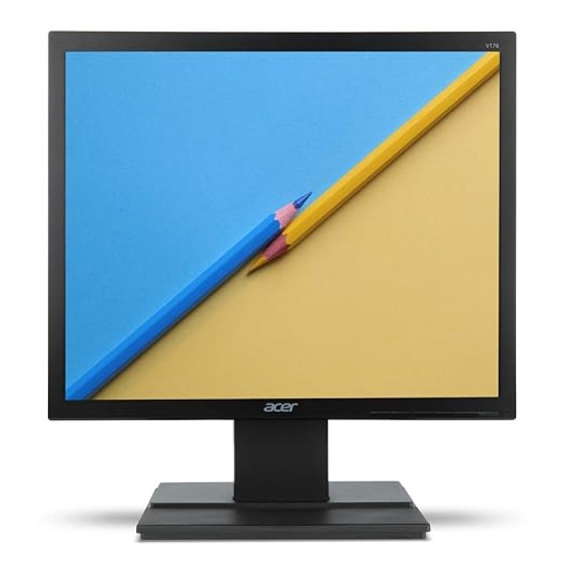 Acer V176L 17-inch(44cm) Square 1280 X 1024 (SXGA) Resolution LED Backlit Computer Monitor, 250 Nits, 5 MS Response Time, TCO Certified, Black Acer V176L 17-inch(44cm) Square 1280 X 1024 (SXGA) Resolution LED Backlit Computer Monitor, 250 Nits, 5 MS Response Time, TCO Certified, Black