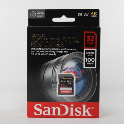 SanDisk Extreme Pro 32GB UHS-I SDHC Memory Card (SDSDXXG-032G-GN4IN) (Black) SanDisk Extreme Pro 32GB UHS-I SDHC Memory Card (SDSDXXG-032G-GN4IN) (Black)