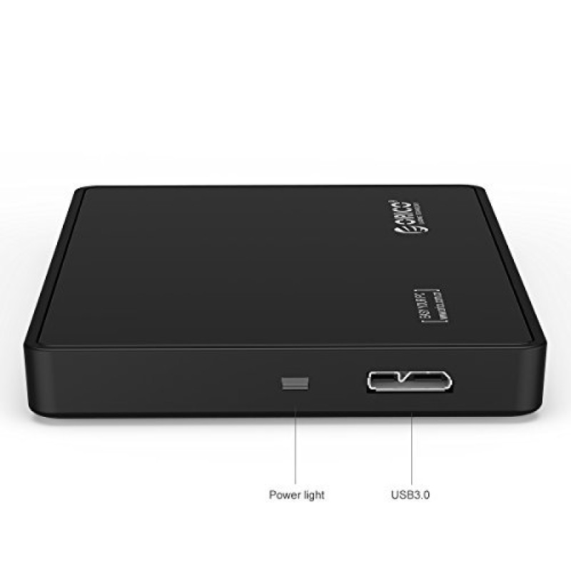 ORICO 2588US3 Tool Free USB 3.0 External Hard Drive Enclosure for 2.5'' SATA HDD and SSD - Black ORICO 2588US3 Tool Free USB 3.0 External Hard Drive Enclosure for 2.5'' SATA HDD and SSD - Black