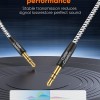 CableCreation 3.5mm TRS Aux Cable, Braided Audio Auxiliary Input Adapter Male to Male for Car, Hi-Fi Sound, Cotton Compatible with Headphone, Galaxy S22,Phone,Home Stereo,Car Stereo&More,1.5FT - Black CableCreation 3.5mm TRS Aux Cable, Braided Audio Auxiliary Input Adapter Male to Male for Car, Hi-Fi Sound, Cotton Compatible with Headphone, Galaxy S22,Phone,Home Stereo,Car Stereo&More,1.5FT - Black