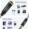 CableCreation Audio Auxiliary Stereo Extension Cable TRS 3.5mm Stereo Jack Male to Female, Stereo Jack Cord for Phones, Headphones, Speakers, Tablets, PC, MP3 Player 15FT (Black & White) CableCreation Audio Auxiliary Stereo Extension Cable TRS 3.5mm Stereo Jack Male to Female, Stereo Jack Cord for Phones, Headphones, Speakers, Tablets, PC, MP3 Player 15FT (Black & White)