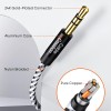 CableCreation Audio Auxiliary Stereo Extension Cable TRS 3.5mm Stereo Jack Male to Female, Stereo Jack Cord for Phones, Headphones, Speakers, Tablets, PC, MP3 Player 15FT (Black & White) CableCreation Audio Auxiliary Stereo Extension Cable TRS 3.5mm Stereo Jack Male to Female, Stereo Jack Cord for Phones, Headphones, Speakers, Tablets, PC, MP3 Player 15FT (Black & White)