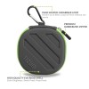 tizum Headphone Carrying Case - Multi Purpose Pocket Storage with Carabinr Hook, Travel Organizer for Headphone, Pen Drives, Memory Card, Cable (Grey) tizum Headphone Carrying Case - Multi Purpose Pocket Storage with Carabinr Hook, Travel Organizer for Headphone, Pen Drives, Memory Card, Cable (Grey)