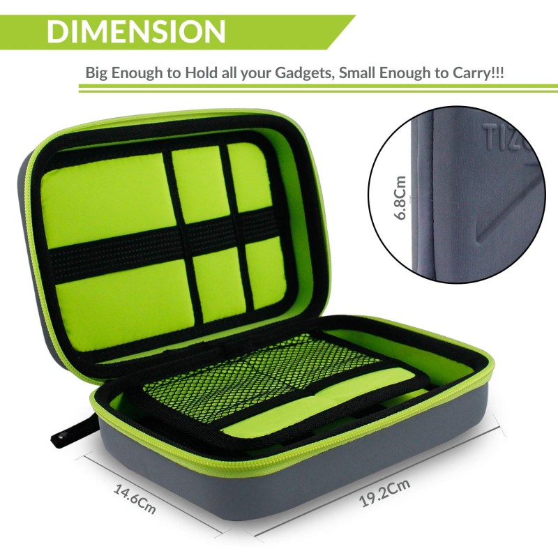 Tizum Gray Gadget Organiser Bag Tizum Gray Gadget Organiser Bag