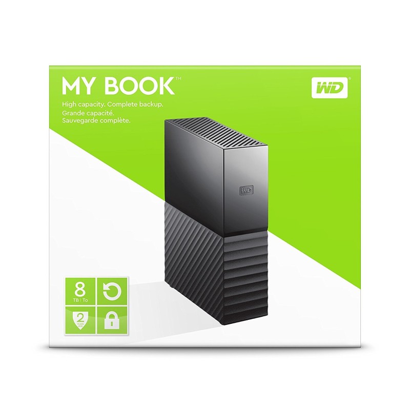 Western Digital 8TB My Book Desktop External Hard Drive - USB 3.0 - BBGB0080HBK-NESN Western Digital 8TB My Book Desktop External Hard Drive - USB 3.0 - BBGB0080HBK-NESN