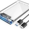 ORICO 2.5'' External Hard Drive Enclosure USB 3.0 to SATA III Tool-Free Clear Hard Disk Case for 2.5 inch 7mm 9.5mm SATA HDD SSD Max 6TB Support UASP(2139U3) ORICO 2.5'' External Hard Drive Enclosure USB 3.0 to SATA III Tool-Free Clear Hard Disk Case for 2.5 inch 7mm 9.5mm SATA HDD SSD Max 6TB Support UASP(2139U3)