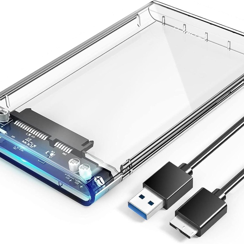 ORICO 2.5'' External Hard Drive Enclosure USB 3.0 to SATA III Tool-Free Clear Hard Disk Case for 2.5 inch 7mm 9.5mm SATA HDD SSD Max 6TB Support UASP(2139U3) ORICO 2.5'' External Hard Drive Enclosure USB 3.0 to SATA III Tool-Free Clear Hard Disk Case for 2.5 inch 7mm 9.5mm SATA HDD SSD Max 6TB Support UASP(2139U3)