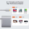 CableCreation USB C to Dual HDMI 4K Adapter, USB Type C (Compatible Thunderbolt 3) to 2 HDMI Adapter Compatible with MacBook Pro 2019/2018/2017, XPS 13/Surface Book 2, Chromebook Pixel, Yoga 710 CableCreation USB C to Dual HDMI 4K Adapter, USB Type C (Compatible Thunderbolt 3) to 2 HDMI Adapter Compatible with MacBook Pro 2019/2018/2017, XPS 13/Surface Book 2, Chromebook Pixel, Yoga 710