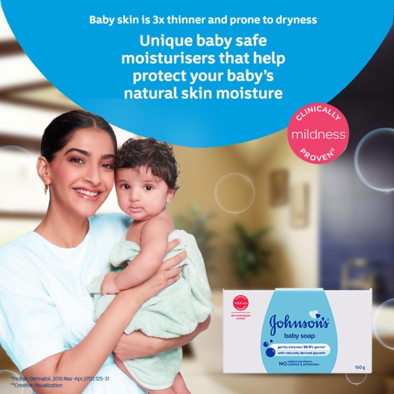 Johnson's Baby Soap 100g (Buy 3 Get 1 Free) Johnson's Baby Soap 100g (Buy 3 Get 1 Free)