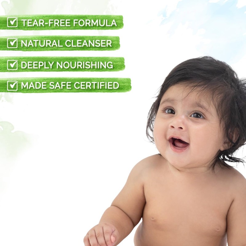 Mamaearth Deeply Nourishing Body Wash For Babies - 200ml | Infused with Coconut Oil, Orange Essential Oil & Aloe Vera Extract | Deeply Nourishing, Tear-Free Cleanser Mamaearth Deeply Nourishing Body Wash For Babies - 200ml | Infused with Coconut Oil, Orange Essential Oil & Aloe Vera Extract | Deeply Nourishing, Tear-Free Cleanser