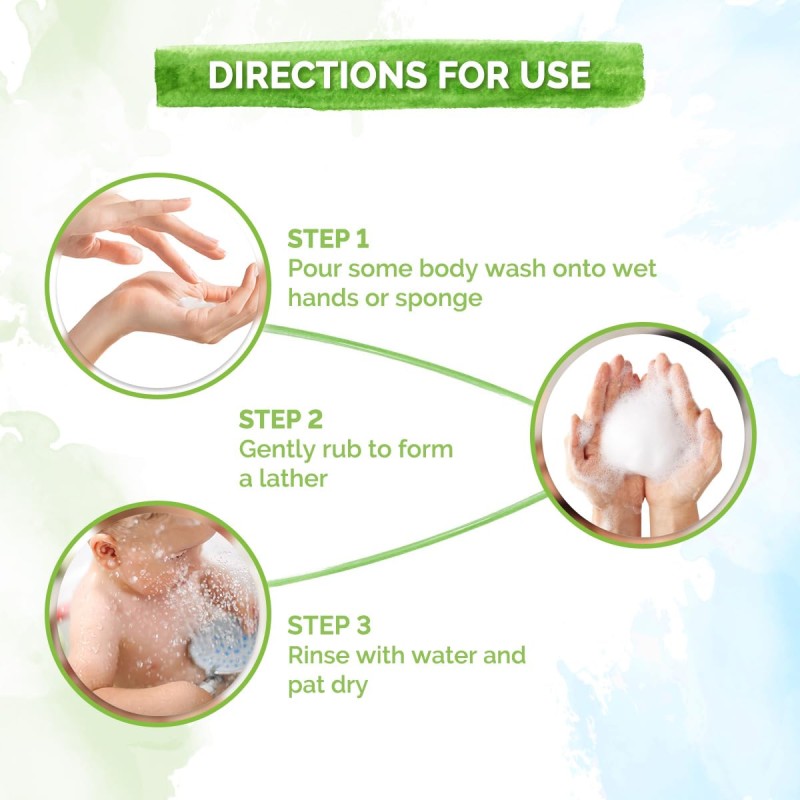 Mamaearth Deeply Nourishing Body Wash For Babies - 200ml | Infused with Coconut Oil, Orange Essential Oil & Aloe Vera Extract | Deeply Nourishing, Tear-Free Cleanser Mamaearth Deeply Nourishing Body Wash For Babies - 200ml | Infused with Coconut Oil, Orange Essential Oil & Aloe Vera Extract | Deeply Nourishing, Tear-Free Cleanser
