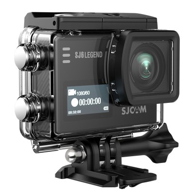 SJCAM SJ6 Legend Optical 16 MP 4K24fps 5.08 cm (2.0") LCD Touch Screen Action Camera | 3-axis Gyro Sensor, 166° Super Wide | External Mic Support | Dual Screen (Black) SJCAM SJ6 Legend Optical 16 MP 4K24fps 5.08 cm (2.0") LCD Touch Screen Action Camera | 3-axis Gyro Sensor, 166° Super Wide | External Mic Support | Dual Screen (Black)