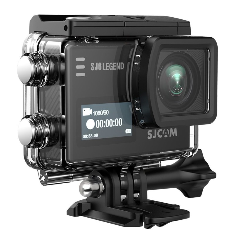 SJCAM SJ6 Legend Optical 16 MP 4K24fps 5.08 cm (2.0") LCD Touch Screen Action Camera | 3-axis Gyro Sensor, 166° Super Wide | External Mic Support | Dual Screen (Black) SJCAM SJ6 Legend Optical 16 MP 4K24fps 5.08 cm (2.0") LCD Touch Screen Action Camera | 3-axis Gyro Sensor, 166° Super Wide | External Mic Support | Dual Screen (Black)