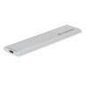Transcend CM80S USB 3.1 Gen 2 SATA M.2 SSD Enclosure Case, Silver - TS-CM80S Transcend CM80S USB 3.1 Gen 2 SATA M.2 SSD Enclosure Case, Silver - TS-CM80S