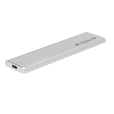 Transcend CM80S USB 3.1 Gen 2 SATA M.2 SSD Enclosure Case, Silver - TS-CM80S Transcend CM80S USB 3.1 Gen 2 SATA M.2 SSD Enclosure Case, Silver - TS-CM80S