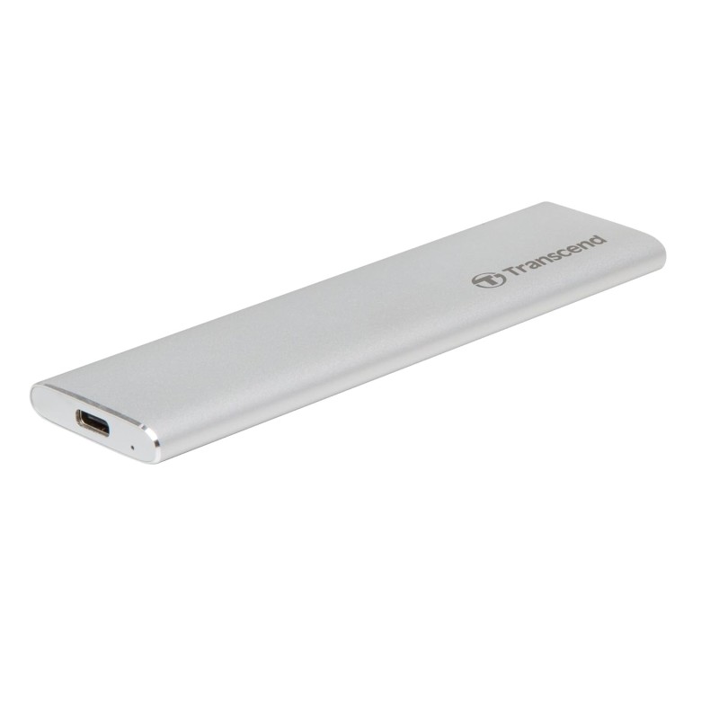 Transcend CM80S USB 3.1 Gen 2 SATA M.2 SSD Enclosure Case, Silver - TS-CM80S Transcend CM80S USB 3.1 Gen 2 SATA M.2 SSD Enclosure Case, Silver - TS-CM80S