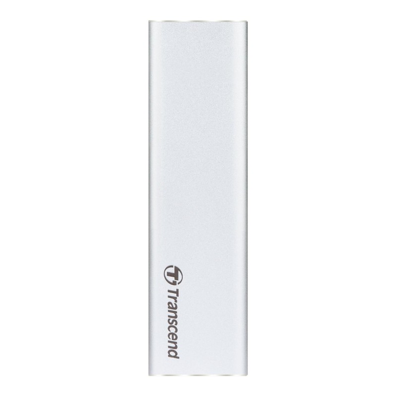 Transcend CM80S USB 3.1 Gen 2 SATA M.2 SSD Enclosure Case, Silver - TS-CM80S Transcend CM80S USB 3.1 Gen 2 SATA M.2 SSD Enclosure Case, Silver - TS-CM80S