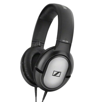 Sennheiser HD 206 Wired Over Ear Headphones Without Mic (Black)