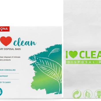 Sirona Personal Disposal Bags – 75 Bags for Discreet Tampons, Sanitary Pads/Napkin, Panty Liners, Tampons & Condoms | Menstrual Care and Hygiene Products