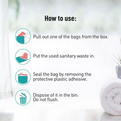 Sirona Personal Disposal Bags – 75 Bags for Discreet Tampons, Sanitary Pads/Napkin, Panty Liners, Tampons & Condoms | Menstrual Care and Hygiene Products Sirona Personal Disposal Bags – 75 Bags for Discreet Tampons, Sanitary Pads/Napkin, Panty Liners, Tampons & Condoms | Menstrual Care and Hygiene Products