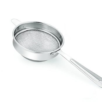 Petals Stainless Steel Tea Strainer and Masher Set, 2-Pieces, Silver