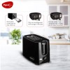 Pigeon by Stovekraft 2 Slice Auto Pop up Toaster. A Smart Bread Toaster for Your Home (750 Watt) (black) Pigeon by Stovekraft 2 Slice Auto Pop up Toaster. A Smart Bread Toaster for Your Home (750 Watt) (black)