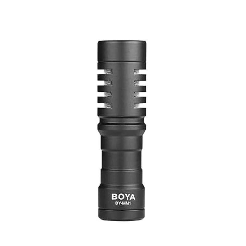 BOYA by-MM1 Universal Cardiod Shotgun Microphone Mini Mic for iOS iPhone 8 8 Plus 7 7 Plus 6 6s Mac iPad Tablet Canon Nikon DSLR Camera Camcorder BOYA by-MM1 Universal Cardiod Shotgun Microphone Mini Mic for iOS iPhone 8 8 Plus 7 7 Plus 6 6s Mac iPad Tablet Canon Nikon DSLR Camera Camcorder