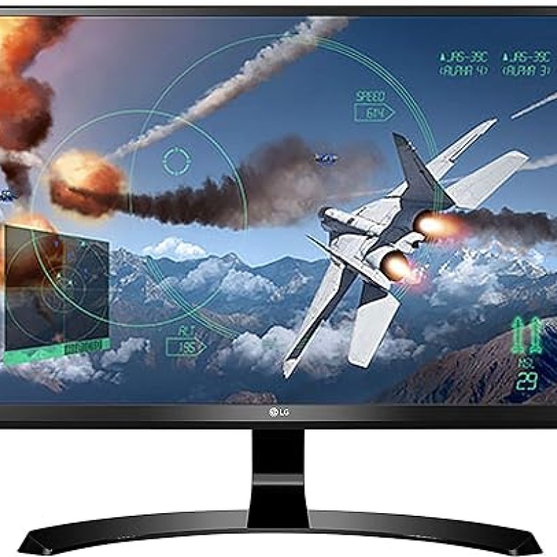 LG 24 inch (60.45 cm) 2560x1600 Pixels Gaming 4K UHD LED Monitor - 4K UHD, IPS Panel with HDMI, Display, Audio Out, Heaphone Ports - 24UD58 (Black) LG 24 inch (60.45 cm) 2560x1600 Pixels Gaming 4K UHD LED Monitor - 4K UHD, IPS Panel with HDMI, Display, Audio Out, Heaphone Ports - 24UD58 (Black)