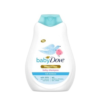 Baby Dove Shampoo 400 ml, Mild No Tears Rich Moisture Baby Shampoo for kids, Gentle Care for Baby's Soft Hair - No Sulphates No Paraben shampoo Visit the Baby Dove Store