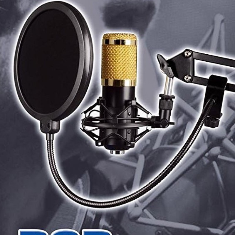 Juârez PF-100 6-inch Studio Microphone Pop Filter Shield Mask, Double Mesh Wind Screen with 360° Flexible Gooseneck and Quick Mount or Release Clamp for Recording, Singing and Broadcast Studio Juârez PF-100 6-inch Studio Microphone Pop Filter Shield Mask, Double Mesh Wind Screen with 360° Flexible Gooseneck and Quick Mount or Release Clamp for Recording, Singing and Broadcast Studio