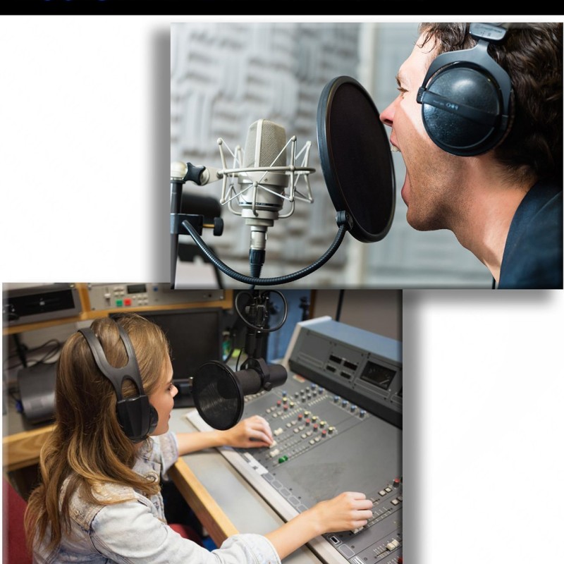 Juârez PF-100 6-inch Studio Microphone Pop Filter Shield Mask, Double Mesh Wind Screen with 360° Flexible Gooseneck and Quick Mount or Release Clamp for Recording, Singing and Broadcast Studio Juârez PF-100 6-inch Studio Microphone Pop Filter Shield Mask, Double Mesh Wind Screen with 360° Flexible Gooseneck and Quick Mount or Release Clamp for Recording, Singing and Broadcast Studio