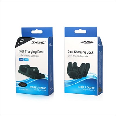 Dobe Dual Charging dock for ps4 Playstation 4 controller, ps4 controller charging stand Dobe Dual Charging dock for ps4 Playstation 4 controller, ps4 controller charging stand