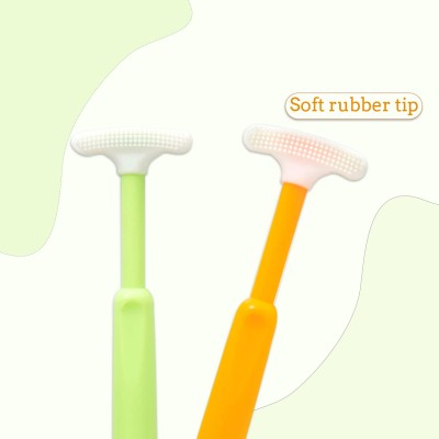 Mee Mee Tongue Cleaner for Baby | Tender Baby Oral Cleaner Toothbrush with Silicone Scraper | Suitable from 6+ Months | With Non-Slip Handle, Soft Rubber Tip and Easy Grip for Kids/Babies (Green) Mee Mee Tongue Cleaner for Baby | Tender Baby Oral Cleaner Toothbrush with Silicone Scraper | Suitable from 6+ Months | With Non-Slip Handle, Soft Rubber Tip and Easy Grip for Kids/Babies (Green)