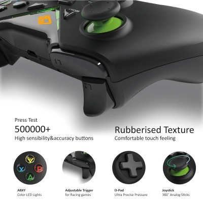 Cosmic Byte C1070T Interstellar Wired Gamepad for PC/PS3 Support for Windows XP/7/8/10, Rubberized Texture, Drivers Cosmic Byte C1070T Interstellar Wired Gamepad for PC/PS3 Support for Windows XP/7/8/10, Rubberized Texture, Drivers