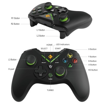 Cosmic Byte C1070T Interstellar Wired Gamepad for PC/PS3 Support for Windows XP/7/8/10, Rubberized Texture, Drivers Cosmic Byte C1070T Interstellar Wired Gamepad for PC/PS3 Support for Windows XP/7/8/10, Rubberized Texture, Drivers