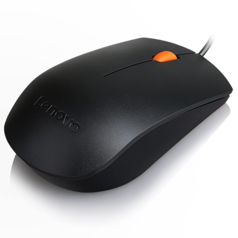 Lenovo 300 Wired Plug & Play USB Mouse, High Resolution 1600 DPI Optical Sensor, 3-Button Design with clickable Scroll Wheel, Ambidextrous, Ergonomic Mouse for Comfortable All-Day Grip (GX30M39704) Lenovo 300 Wired Plug & Play USB Mouse, High Resolution 1600 DPI Optical Sensor, 3-Button Design with clickable Scroll Wheel, Ambidextrous, Ergonomic Mouse for Comfortable All-Day Grip (GX30M39704)