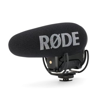 Rode USB Videomic Pro+ Compact Directional On-Camera Shotgun Condenser Microphone (Black)