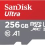 SanDisk 256GB Class 10 MicroSD Card with Adapter (SDSQUAR-256G-GN6MA)