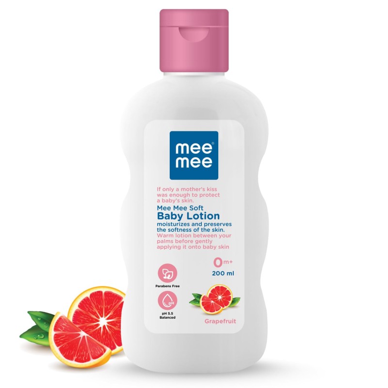 Mee Mee Chamomile and Fruit Extracts Baby Lotion (200ml) | Nourishing Care for Gentle Baby Skin | Enriched With Chamomile And Fruit Extracts | pH balanced | Ideal For All Skin Types Mee Mee Chamomile and Fruit Extracts Baby Lotion (200ml) | Nourishing Care for Gentle Baby Skin | Enriched With Chamomile And Fruit Extracts | pH balanced | Ideal For All Skin Types
