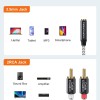 CableCreation 3.5mm to RCA Cable, 20CM 3.5mm Female to 2RCA Male Stereo Audio Cable Gold Plated for TV,Smartphones, MP3, Tablets, Speakers,Home Theater,0.75FT CableCreation 3.5mm to RCA Cable, 20CM 3.5mm Female to 2RCA Male Stereo Audio Cable Gold Plated for TV,Smartphones, MP3, Tablets, Speakers,Home Theater,0.75FT