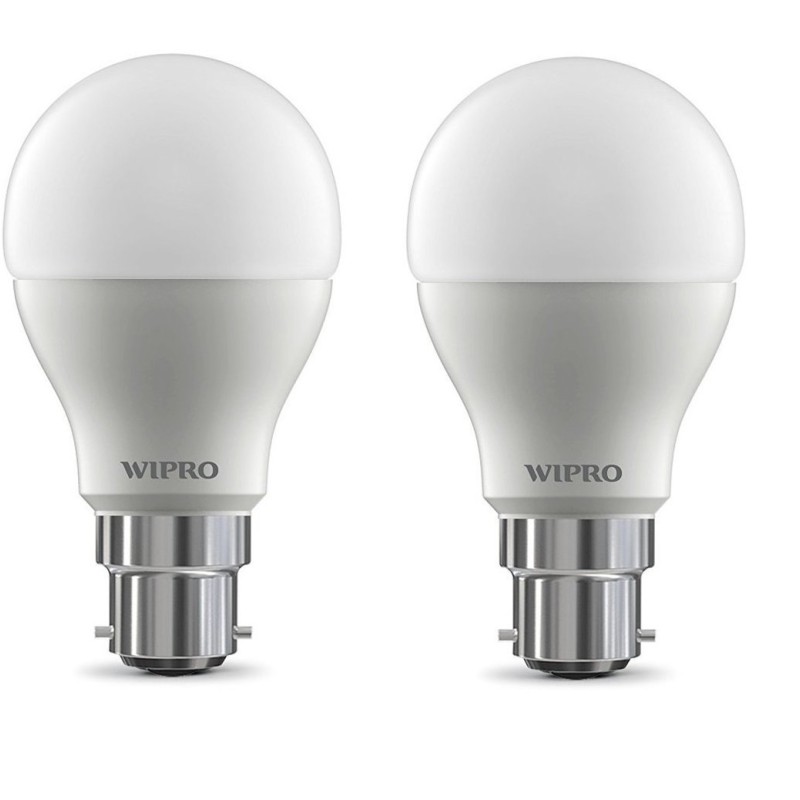 Wipro Garnet 15W LED Bulb for Home & Office |Cool Day White (6500K) | B22 Base|220 Degree Light Coverage |4Kv Surge Protection |400V High Voltage Protection |Energy Efficient | Pack of 2 Wipro Garnet 15W LED Bulb for Home & Office |Cool Day White (6500K) | B22 Base|220 Degree Light Coverage |4Kv Surge Protection |400V High Voltage Protection |Energy Efficient | Pack of 2